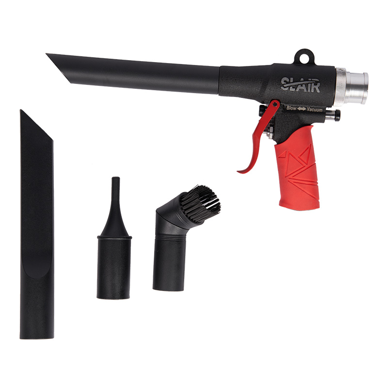  SLAIR 원터치 공기 진공/블로우 건 키트, 2 IN 1, 호스, 백, HEAVY DUTY 포함