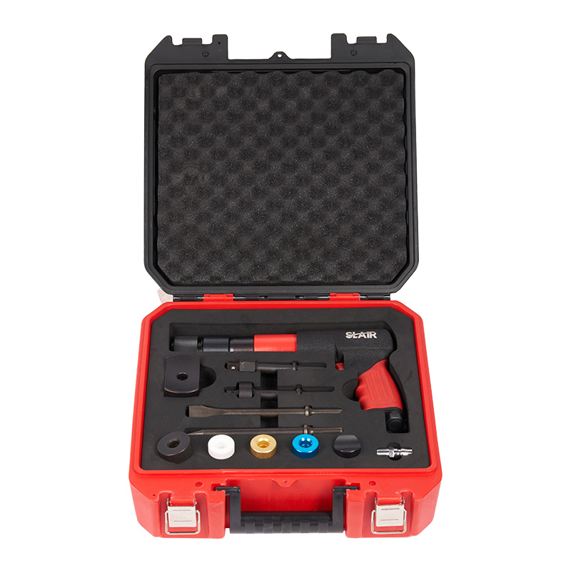  SLAIR 공구 키트 15PC 250MM 에어 해머 키트, 스프링 포함, 특수 빌브로 치즐, 헤비 듀티, BMC SET