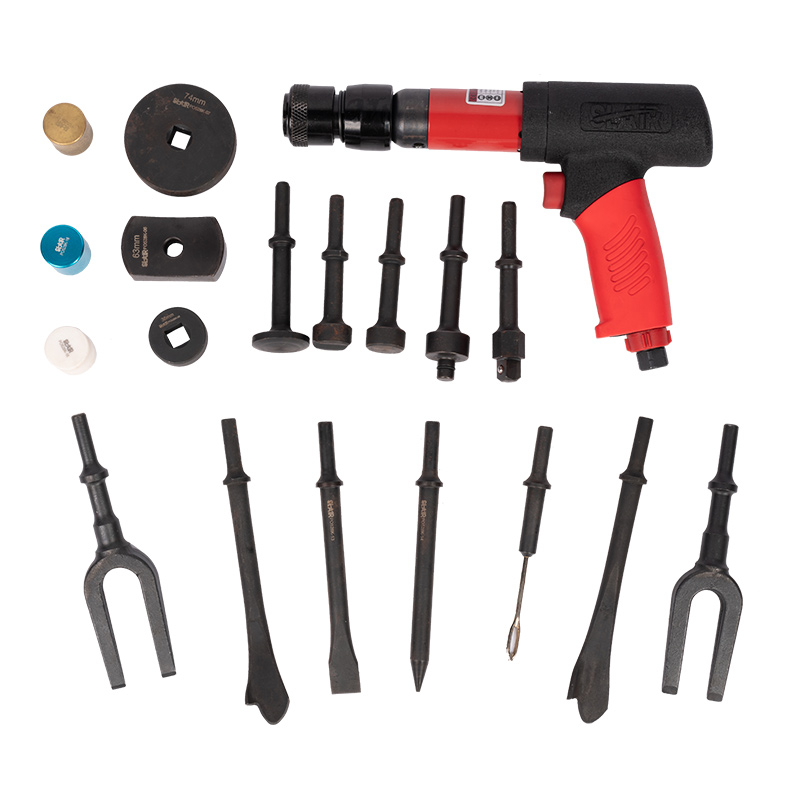  SLAIR 공구 키트 20PC 250MM 에어 해머 키트, 스프링 포함, 특수 빌브로 치즐, 헤비 듀티, BMC 세트 