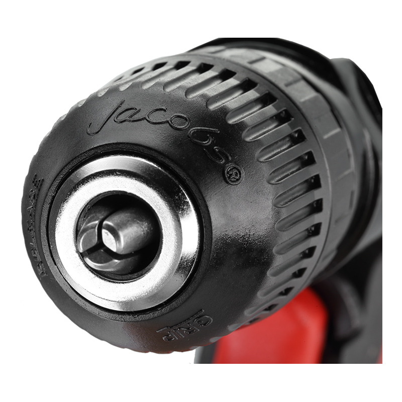  SLAIR XX681 3/8" 양방향 에어 드릴, 1800 RPM, 키리스, 고무 포함 알루미늄, 전문가용